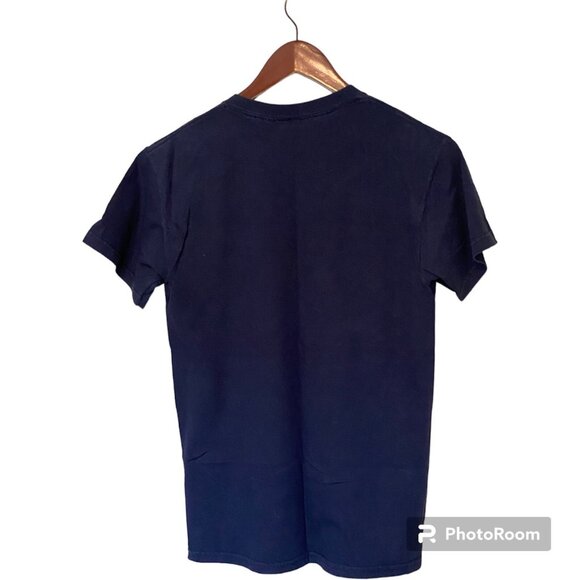 Star Wars Blue T-Shirt Battleship Galactic Size S Small Lucas Films Retro Look - Picture 8 of 10